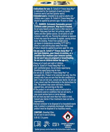 Dr. Scholl's Freeze Away MAX Wart Remover - Fastest Treatment, Safe for Children 4+, 10 Applications - Buy Online on GoSupps.com