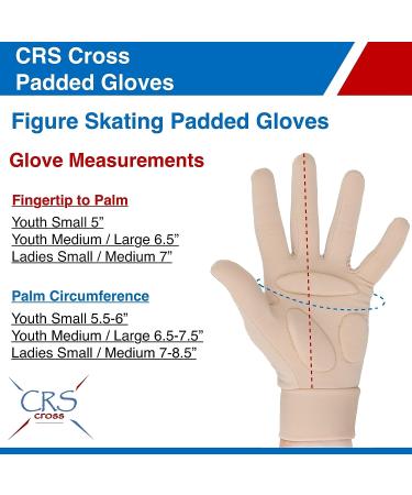 Padded Skating Gloves for Youth - Warm Protection for Ice Skating, Figure Skating, Dance & Roller Skating - Tan - Medium/Large - Buy Online on GoSupps.com