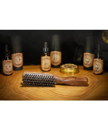 Death Grip Beard Brush and Comb - Wooden Grooming Tool for Beards & Hair - Buy Online on GoSupps.com
