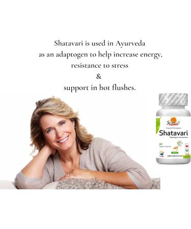 Buy Sewanti Organic Shatavari for Women - 60 Vegan Capsules 500mg High Potency Extract Lab Tested for Quality - Buy Online on GoSupps.com