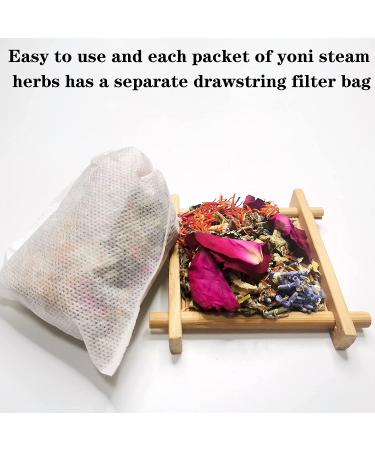 Organic Yoni Steam Herbs 6.7oz - Cleansing & Tightening V Steam Kit for Women | 100% Organic Vaginal Steaming Herbs with Filter Bag | Yoni Tea for Rejuvenation - Buy Online on GoSupps.com