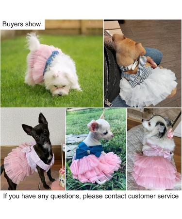 Dazzling 3-Piece Dog Tutu Dress Set for Medium-Sized Pets - Perfect for Thanksgiving and Christmas! (XX-Large) - Buy Online on GoSupps.com