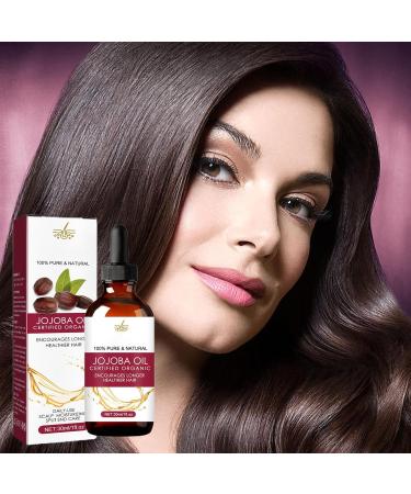 Natural Hair Growth Oil - Formula with Nourishing Jojoba Oil Strengthening for Fine and Weak Hair | Moisturizing Anti-Frizz Treatment 30ml to Boost Density and - Buy Online on GoSupps.com