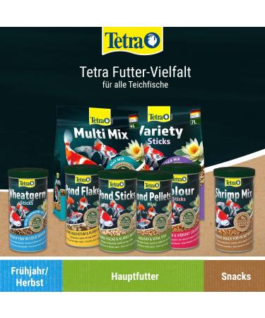 Tetra Pond Multi Mix - Premium Fish Feed for Ponds | 7L | Flake Sticks Gammarus & Wafer - Buy Online on GoSupps.com