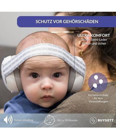 Buyett I Adjustable Baby Hearing Protection | Comfortable Noise Protection Headphones for Newborns | Ear Safety for Children | Ideal for Everyday Use - Buy Online on GoSupps.com