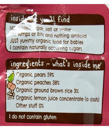 Ella's Kitchen Organic Peaches Pears Baby Rice 120g - Buy Online Now! - Buy Online on GoSupps.com