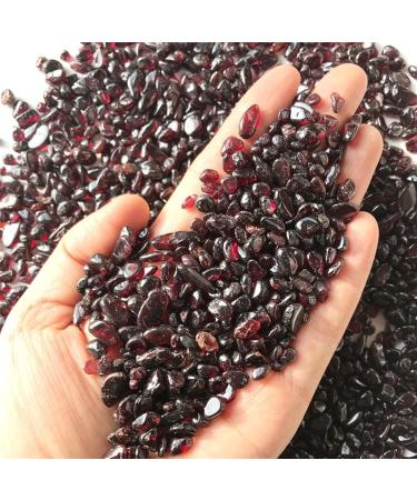 500g Natural Red Garnet Quartz Crystal Polished Stone Rock Gravel GemE04 Natural Stones and Minerals Stone Crystal Reiki - Buy Online on GoSupps.com