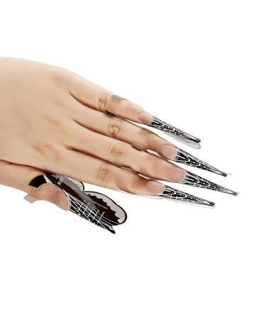 Bluesky Builder Gel UV LED Nail Extension Set - 15ml Clear Gel Stickers Brush & Buffer - 54-Piece Kit for Perfect Nails - Buy Online on GoSupps.com