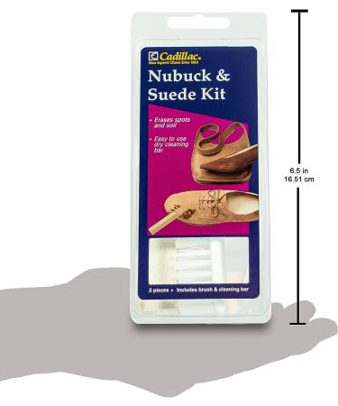 Cadillac Nubuck & Suede Cleaner Kit - Stain Removal and Deep Cleaning for Shoes, Boots, Bags, Coats & More - Buy Online on GoSupps.com