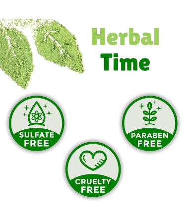 Herbal Time Natural Hair Color - Henna Aubergine No. 9 | Ammonia-Free Sulfate-Free Paraben-Free | 100% Vegetable Temporary Hair Color - 75ml - Buy Online on GoSupps.com