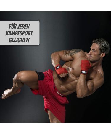 Buy ATARIO Boxing Bandages with Transport Net 3m/4.5m Thumb Loop Wraps for Boxing Kickboxing Muay Thai & MMA Unisex Durable Red Boxing Bands - Buy Online on GoSupps.com
