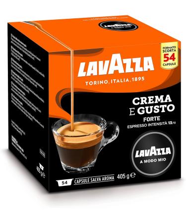 Lavazza A Modo Mio Crema e Gusto Forte 54 Coffee Capsules (2) - Buy Online on GoSupps.com
