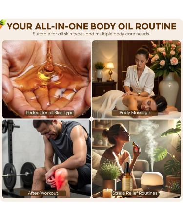 Brookstone Magnesium Oil Body Oil Set Multi-Use Magnesium Body Oil 2 Pack 4 fl oz Total 8 fl oz - Buy Online on GoSupps.com