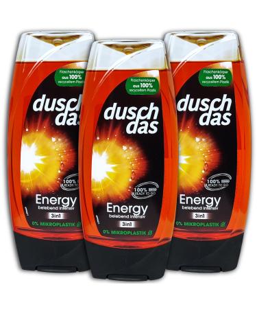 Douchedas Energy 3in1 shower gel & shampoo 3 x 225 ml pack of 3