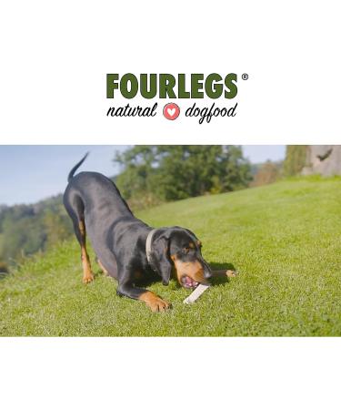 Fourles Natural Kausnack for Dogs - 100% Deer Antlers XL Halved Chew Bone Dental Care & Minerals - Premium Dog Chewing Treats - Buy Online on GoSupps.com