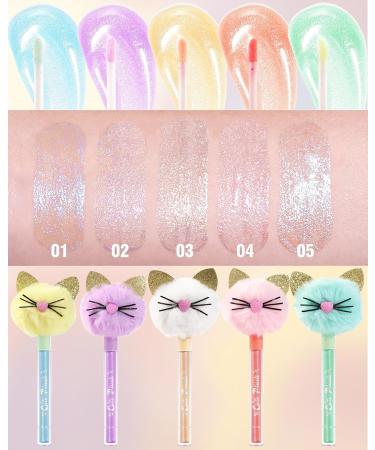 Buy Liquid Glitter Lip Gloss - Diamond Shiny Lipstick & Metallic Sparkling Glossy Lip Oil | Long Lasting Shimmer & Stain Tint | Perfect Christmas Makeup Gift for Women & Girls - Buy Online on GoSupps.com