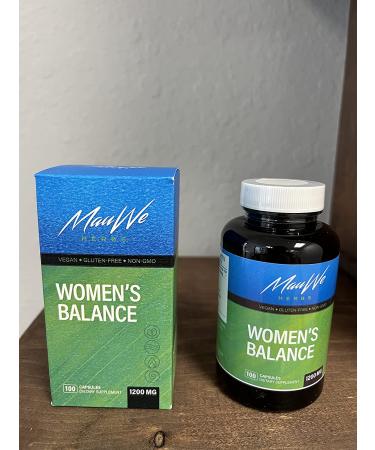 Womens Balance Herbal Supplement - Mood Enhancer & Menopause Support - 100 Capsules - Buy Online on GoSupps.com