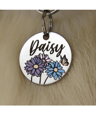 Personalized Colored Dog Tags | Engraved Stainless Steel Pet ID Pendants - Custom Name Signs for Dogs & Cats - Buy Online on GoSupps.com