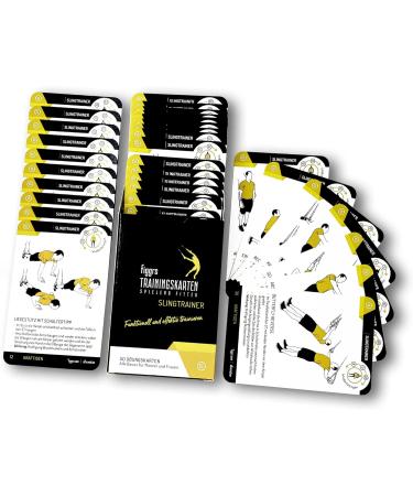 FIGGRS Slingtrainer I 57 Training Tickets | 50 Effective Full Body Exercises for Men & Women | Home Fitness Solutions - Buy Online on GoSupps.com