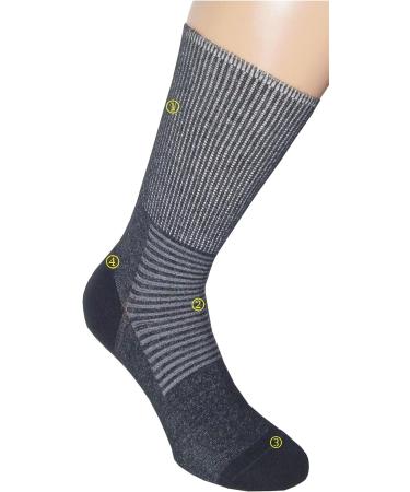 CzSalus Diabetic Socks 43-45 | Silver Sanitized for Sensitive Feet - Buy Online on GoSupps.com
