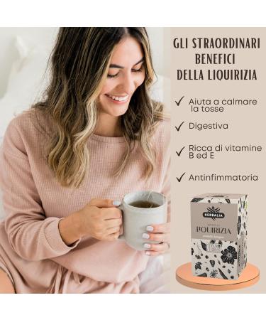 HERBALIA - Infusion de r glisse dans des sachets paquet de tissu de 20 sachets sans points m talliques 40 gr. - R glisse pour infusions et tisanes - Buy Online on GoSupps.com