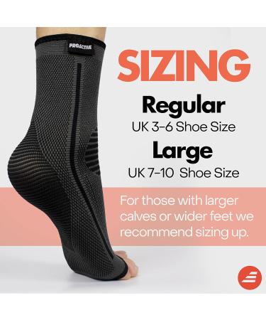 ProActive Plantar Fasciitis Recovery Kit Compression Socks One Pair Foot Roller and Recovery Guide Perfect for Plantar Fasciitis Support Achilles Tendonitis Sports Injury Heel Ankle Pain Regular - Buy Online on GoSupps.com