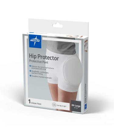 Medline Premium Hip Protectors for Seniors - Comfortable Fall Injury Protection Unisex XX-Large Hip Pads for 48-60 Inch Waist 1 Pair - International Shipping Available - Buy Online on GoSupps.com