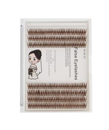 Bodermincer 231 Clusters D Curl Dark Brown Mink Lashes 14mm - Premium Individual Eyelash Extensions - Buy Online on GoSupps.com