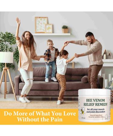 Organic Bee Venom Muscle & Joint Cream | Extra Effective Pain Relief for Neck Hands Feet & More | Arnica & Vitamin B6 | International Shipping - Buy Online on GoSupps.com