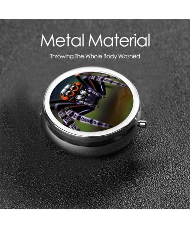 Tropical Rainforest Pill Box - 3 Compartment Round Organizer | Portable Travel Pill Case for International Shipping - Buy Online on GoSupps.com