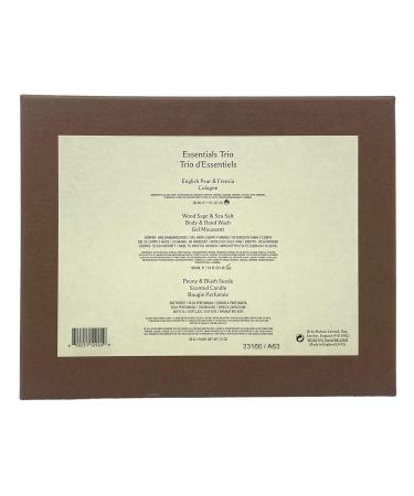 Jo Malone London Limited Edition Essentials Trio - English Pear & Freesia Cologne - Wood Sage & Sea Salt Gel Moussant - Peony & Blush Suede Candle - Travel Size - Buy Online on GoSupps.com