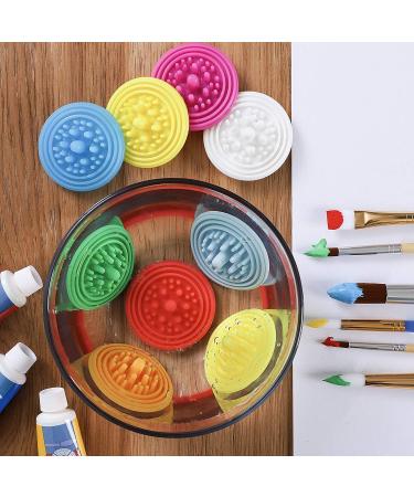 Paint Puck Paint Brush Cleaner (3-Pack) | Silicone Cup Insert Cleaning System for Acrylic, Watercolor, Oil Paints | Fine Art Studio Classroom Essential | Reusable Eco-Friendly Design - Buy Online on GoSupps.com