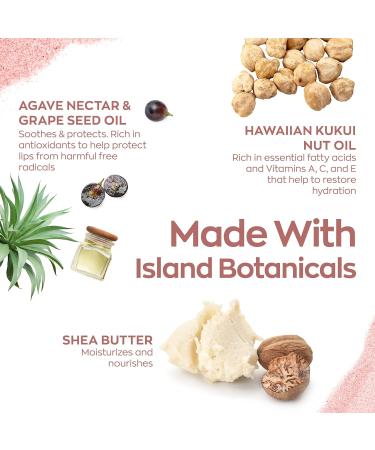 Hanalei Lip Treatment 2-Pack Bundle (Clear and Sand) | Made with Kukui Oil Shea Butter Agave and Grapeseed Oil Soothe Dry Lips (Cruelty free Paraben free) - Buy Online on GoSupps.com