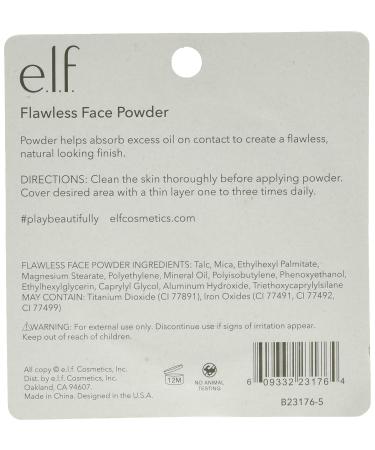 e.l.f. Flawless Face Powder Light Beige - 0.18 oz - Long Lasting Matte Finish - Buy Online on GoSupps.com