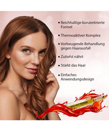 Revuele Ampoules Thermo Active Complex Prevention Hair Loss Prevention Treatment 5 ml 100% Pure Natural and Organic Intensive Care for Damaged Hair - Buy Online on GoSupps.com