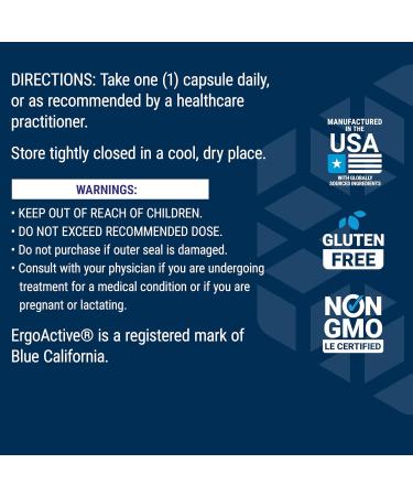 Life Extension Mega L-Ergothioneine Healthy Aging Amino Acid antioxidant Powerful 25 mg dose L-ergothioneine Gluten-Free Non-GMO Vegetarian 30 Capsules - Buy Online on GoSupps.com