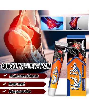 Heel Massage Lotion 20 g Soothing Heel Massage Cream | Non-sticky muscle-relaxing smoothing solution for ankles lower back neck and shoulders - Buy Online on GoSupps.com