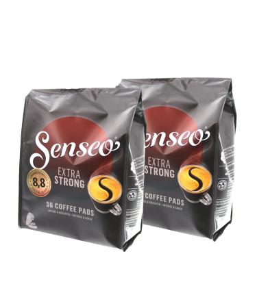 Senseo Extra Extra Strong Pods, Intense Colour and Full Coffee Flavor for Coffee Pods 72