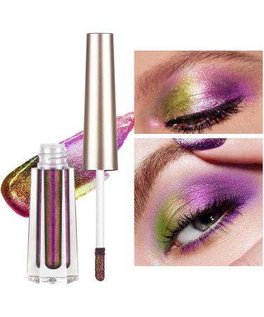 Multichrome Liquid Glitter Eyeshadow | Chameleon Eyeshadow Makeup MultiChrome Eyeshadow Glitter for Girls 102 - Buy Online on GoSupps.com