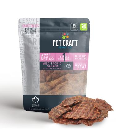 Pet Craft Supply Pure Natural Dried Dog Treats - Salmon Dog Treats - Liver Treats - Training Treats Great for Puppies - Grain Free Wild Pure Salmon