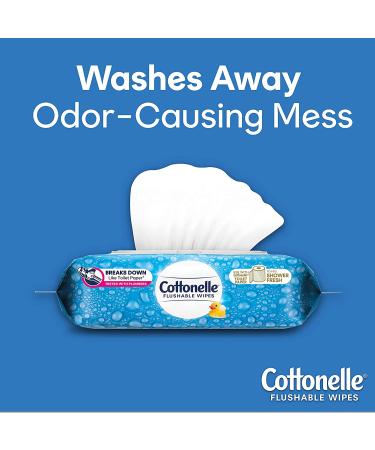 Cottonelle Fresh Care Flushable Cleansing Cloths Refill 42 Count (Pack of 2) - Gentle and Effective Cleaning - Buy Online on GoSupps.com