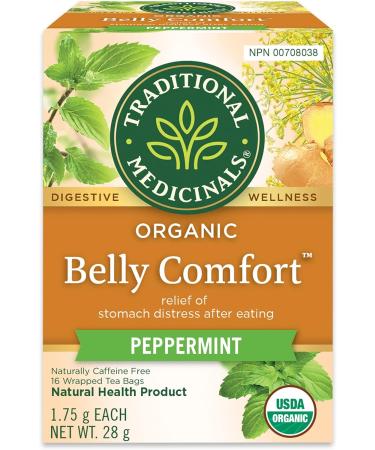 Traditional Medicinals Organic Smooth Move Laxative Herbal Tea 16 Bags (Pack of 1) & Organic Belly Comfort Digestive Herbal Tea 16 Bags (Pack of 1) Organic Smooth Move + Herbal Tea Smooth Move 16 Count (Pack of 1) - Buy Online on GoSupps.com
