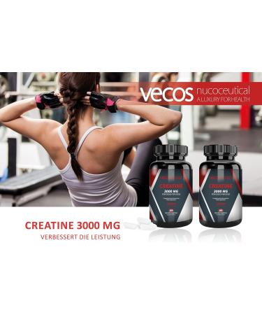 Buy Pure Creatine Monohydrate - 3000 mg for Performance & Muscle Strength | 160 Vegetable Capsules - International Shipping Available - Buy Online on GoSupps.com
