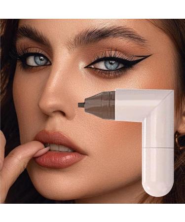 Eyeliner Pads Waterproof Eye Template | Double Pencil Durable Long Lasting Stain for Easy Eyebrow Make-Up - Buy Online on GoSupps.com