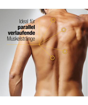 High Pulse Massage Ball (8cm) - Targeted Muscle & Fascia Regeneration | Includes Exercise Poster | Effective Neck & Back Relief - Buy Online on GoSupps.com