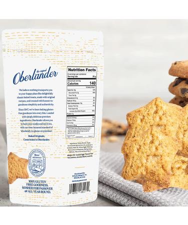Oberlander Gluten Free Kosher for Passover Vanilla Nut Star Cookie 5.5oz - Dairy Free, Soy Free, Vegan | Snackable Option - Buy Online on GoSupps.com
