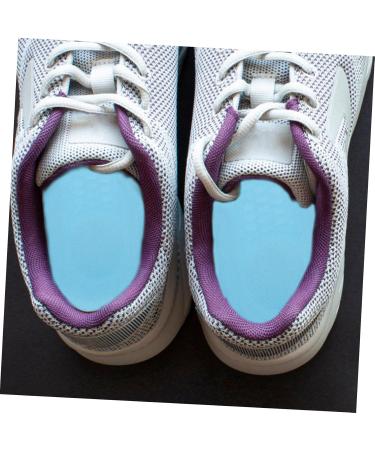 FRCOLOR Shock Absorbing Height Increasing Insoles for Men & Women | Elevator Shoe Inserts for Plantar Support & Comfort | 1 Pair Blue 11X6.3X1.5CM - Buy Online on GoSupps.com