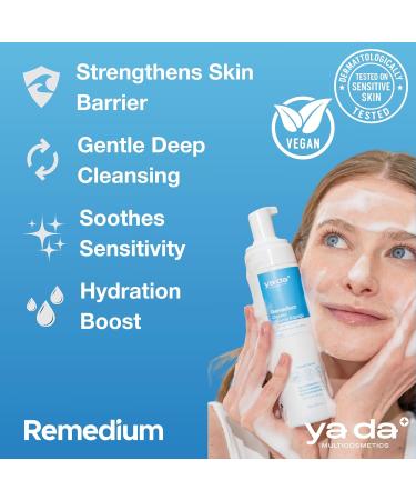 ya da multicosmetics Repairing Foam Cleanser Moisturizing Face Wash for Sensitive Skin | Deeply Cleansing Quick-Repair and Nourishing Foam | Gentle Face Cleanser for Women Men & All Skin Types - Buy Online on GoSupps.com