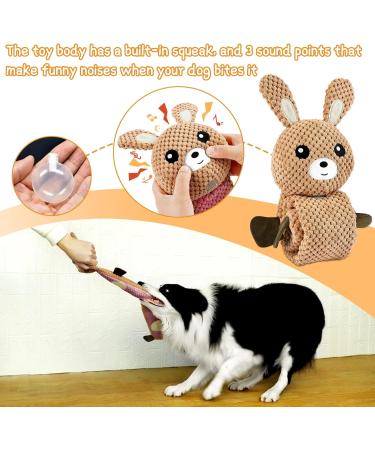 FWLWTWSS Interactive Dog Toys - Intelligence & Squeaker Toys for Stress Relief & Food Training - Buy Online on GoSupps.com