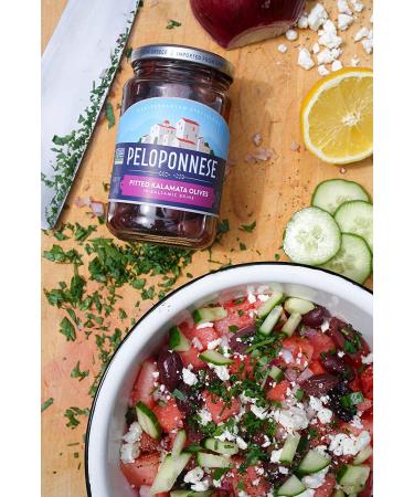 Peloponnese Gourmet Black Olives - Pitted Kalamata - 11.1 oz | Mediterranean Specialties - Buy Online on GoSupps.com
